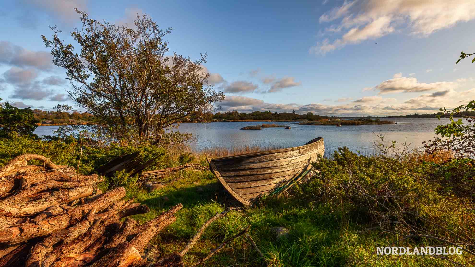Archipel Wasserlinie Boot Aland Wohnmobil