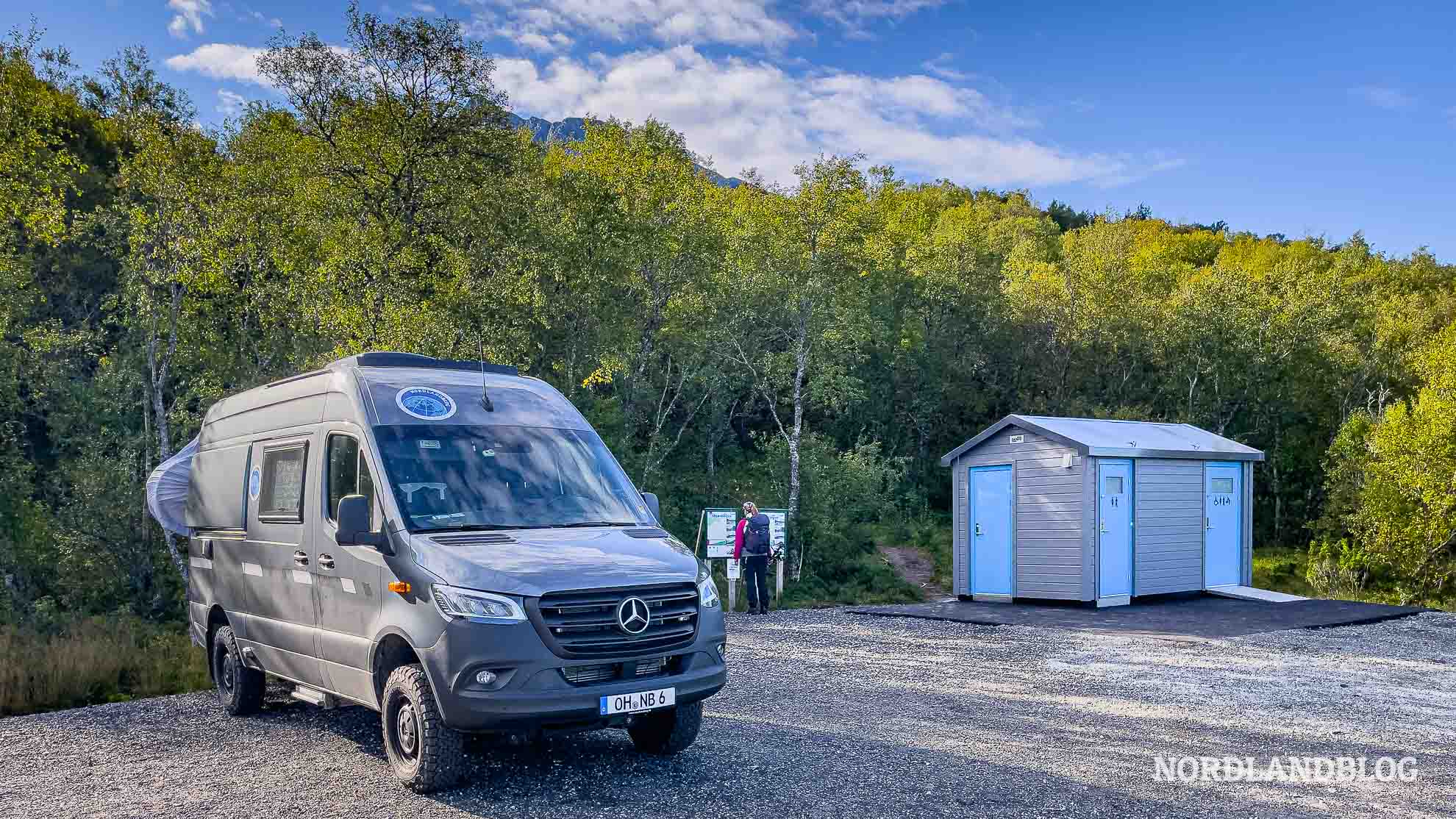 Ausgangspunkt Wanderung auf den Skjæringen, Helgelandskysten