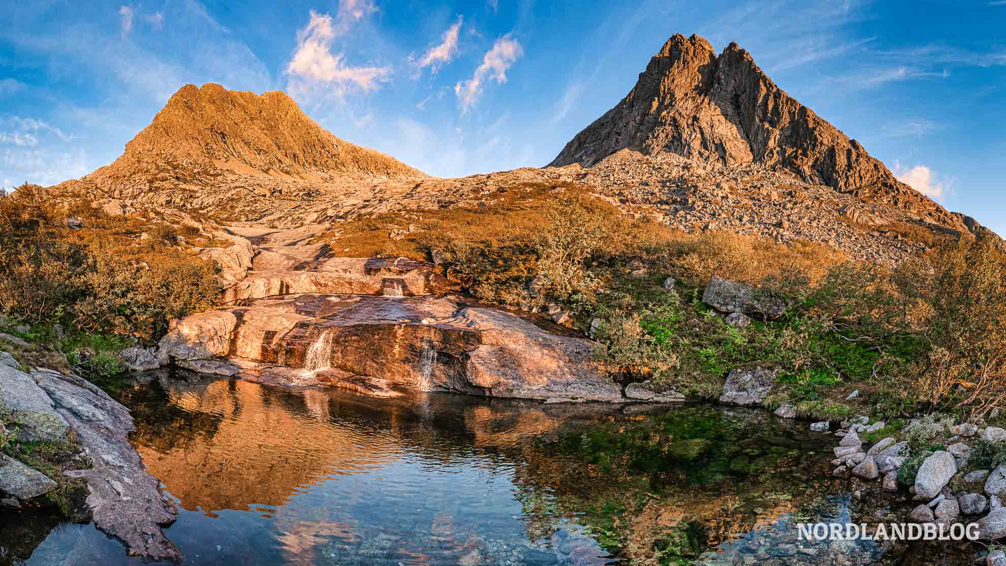 Gipfel der Sieben Schwestern, Helgelandskysten