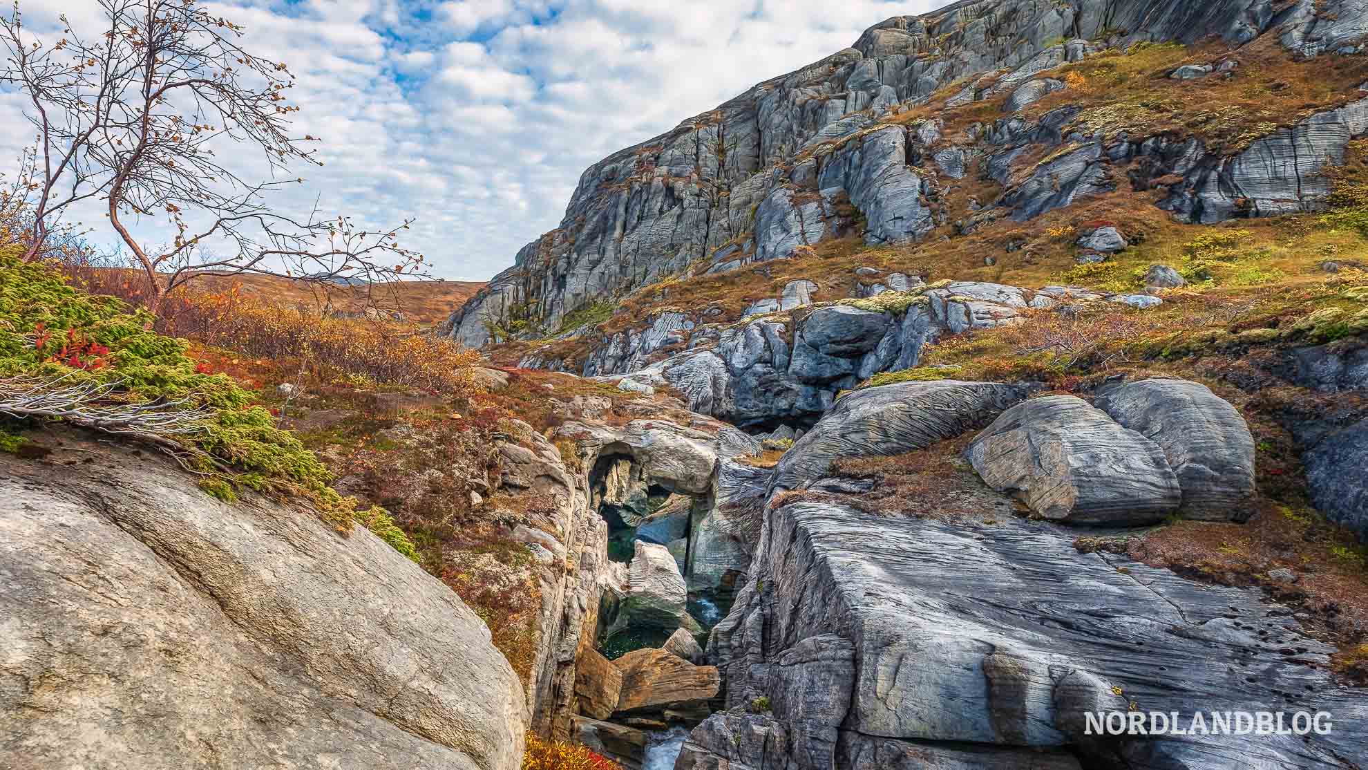 Landschaft am Corbels Canyon Salten