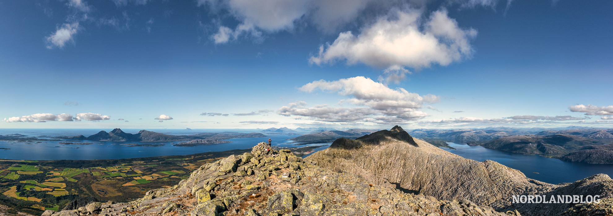 Panorama Skjæringen, Sieben Schwestern, Helgelandskysten