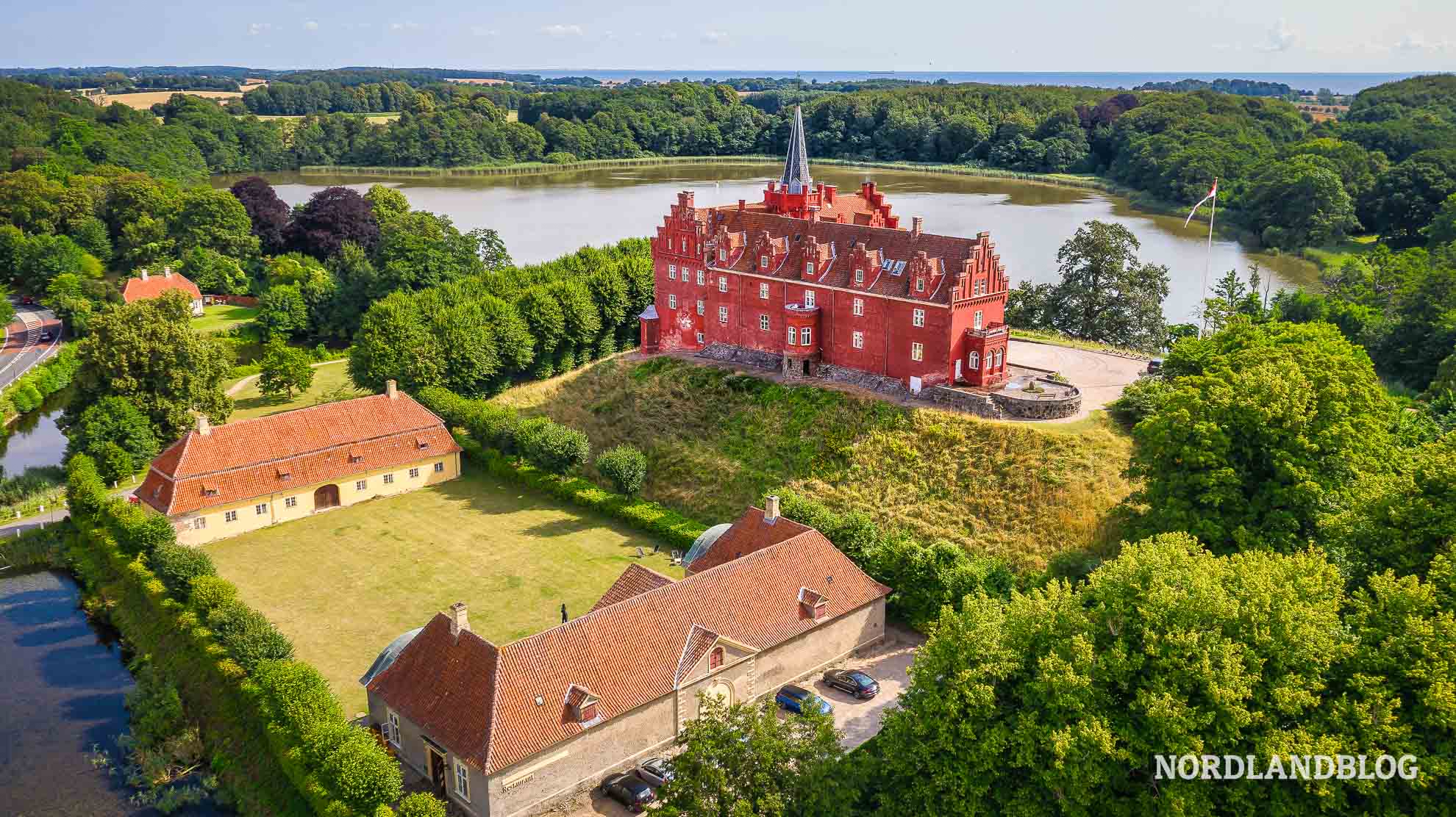 Restaurant Generalen Schloss Langeland Pintrip Stellplatz Dänemark Danmark