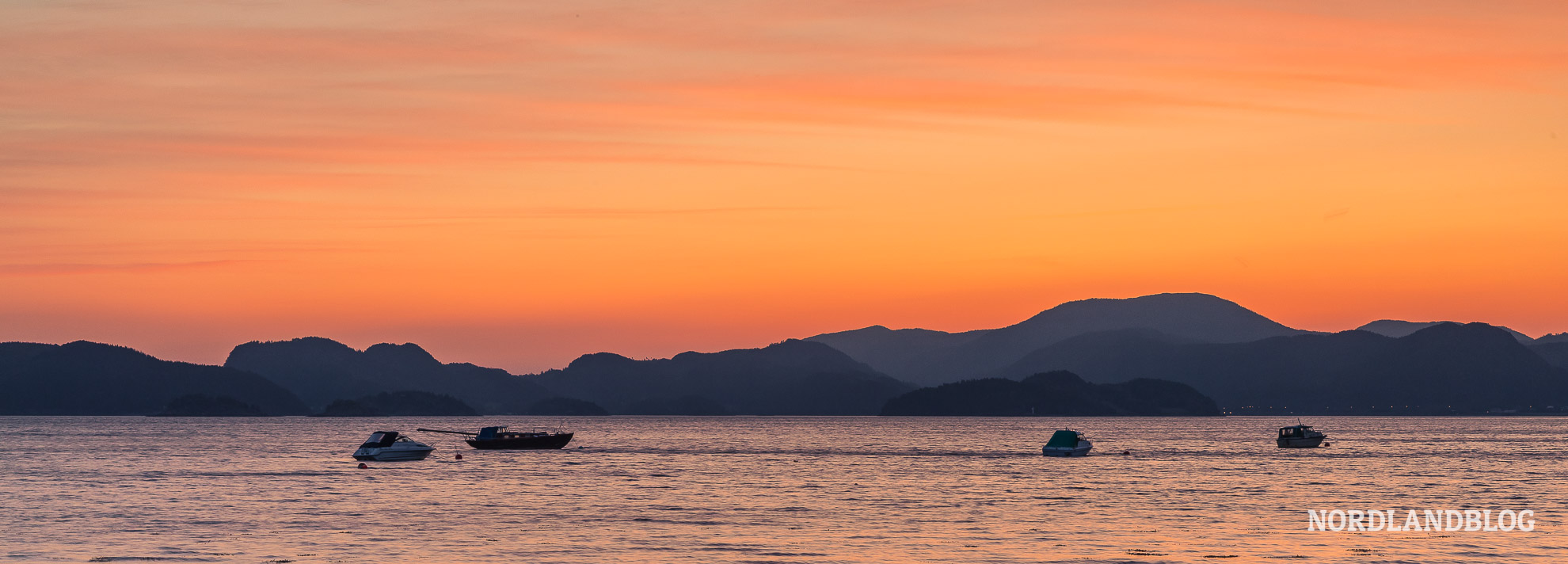 Abendstimmung am Trondheimfjord