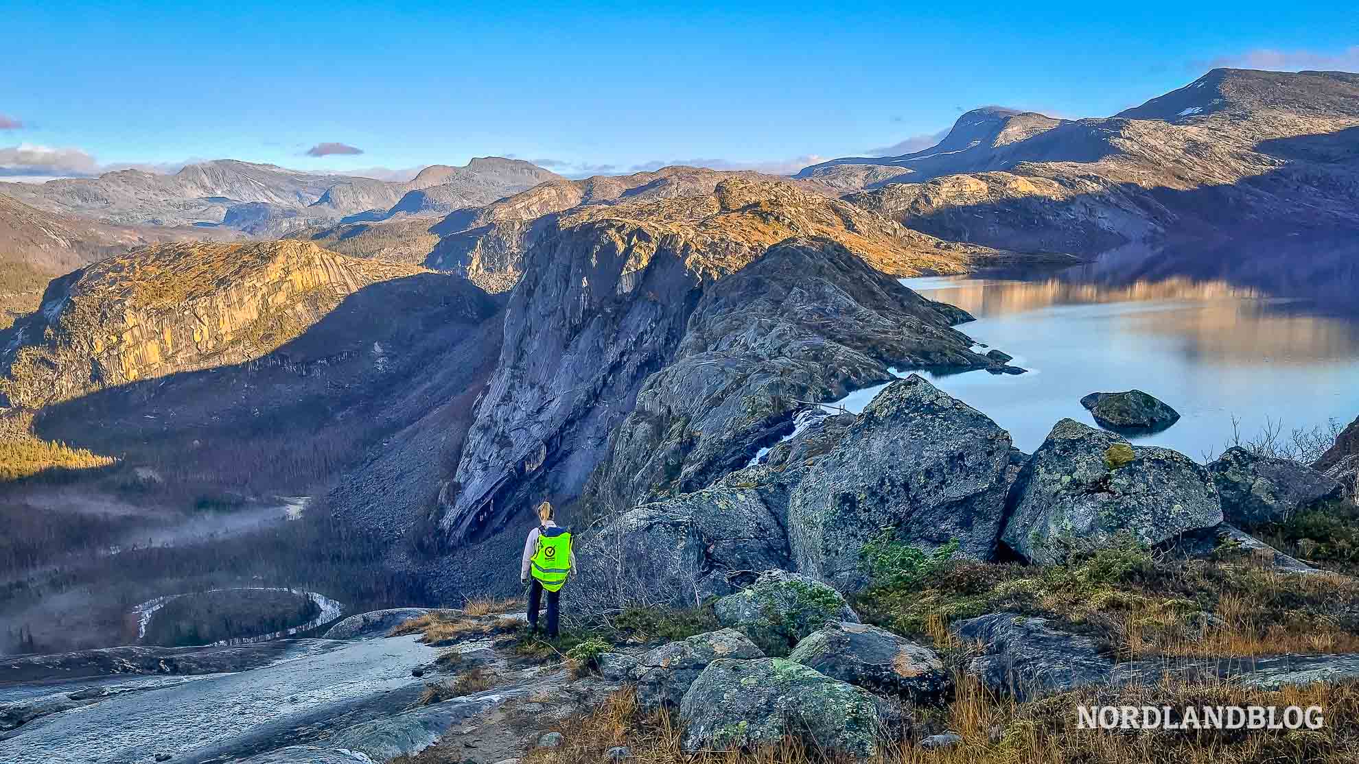 Blick zum Litlverivassforsen, Rago Nationalpark