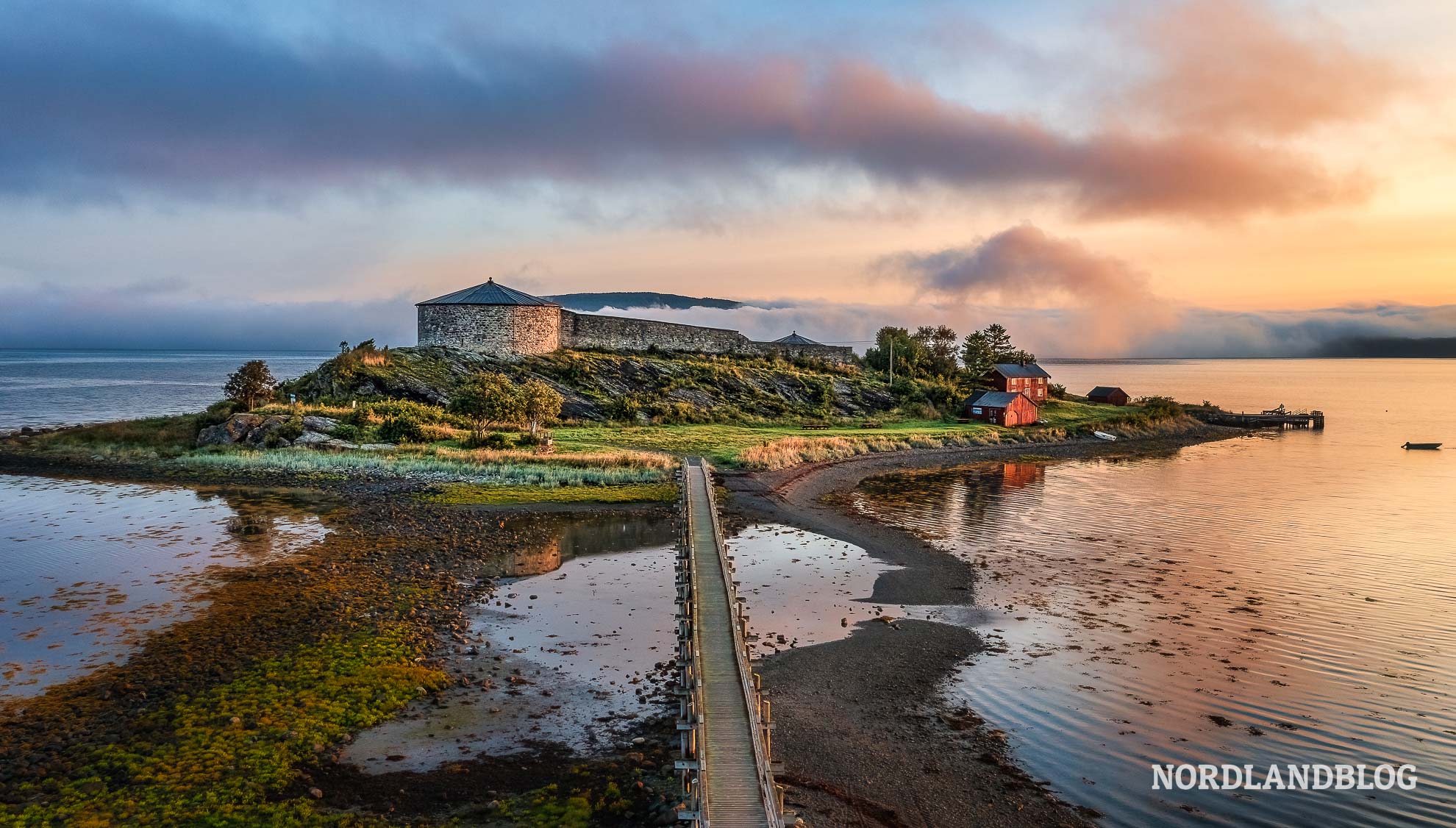 Festung Steinvikholmen im Trondheimfjord
