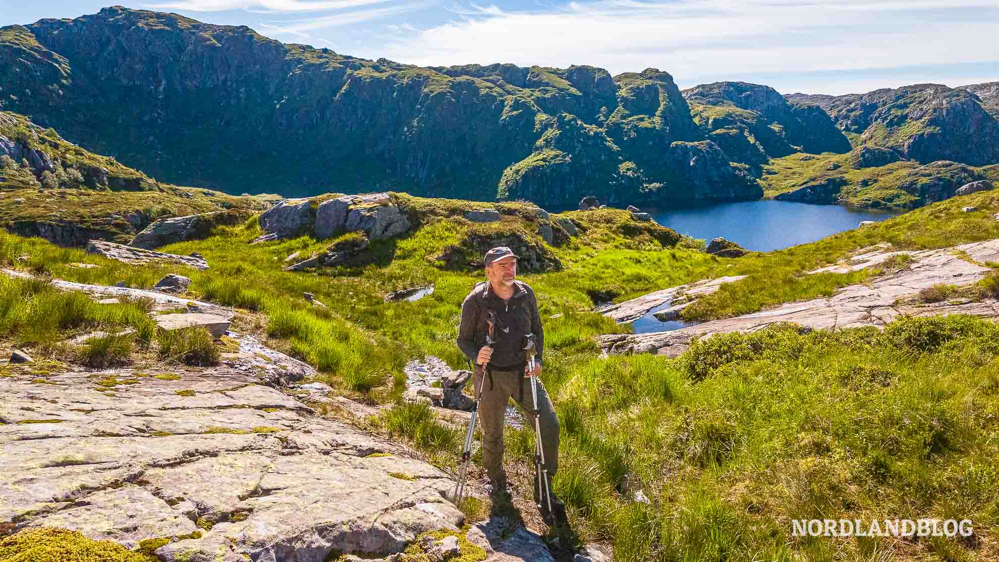 Bleivatnet Wanderung Trollakyrkja Gjesdal Rogaland Norwegen
