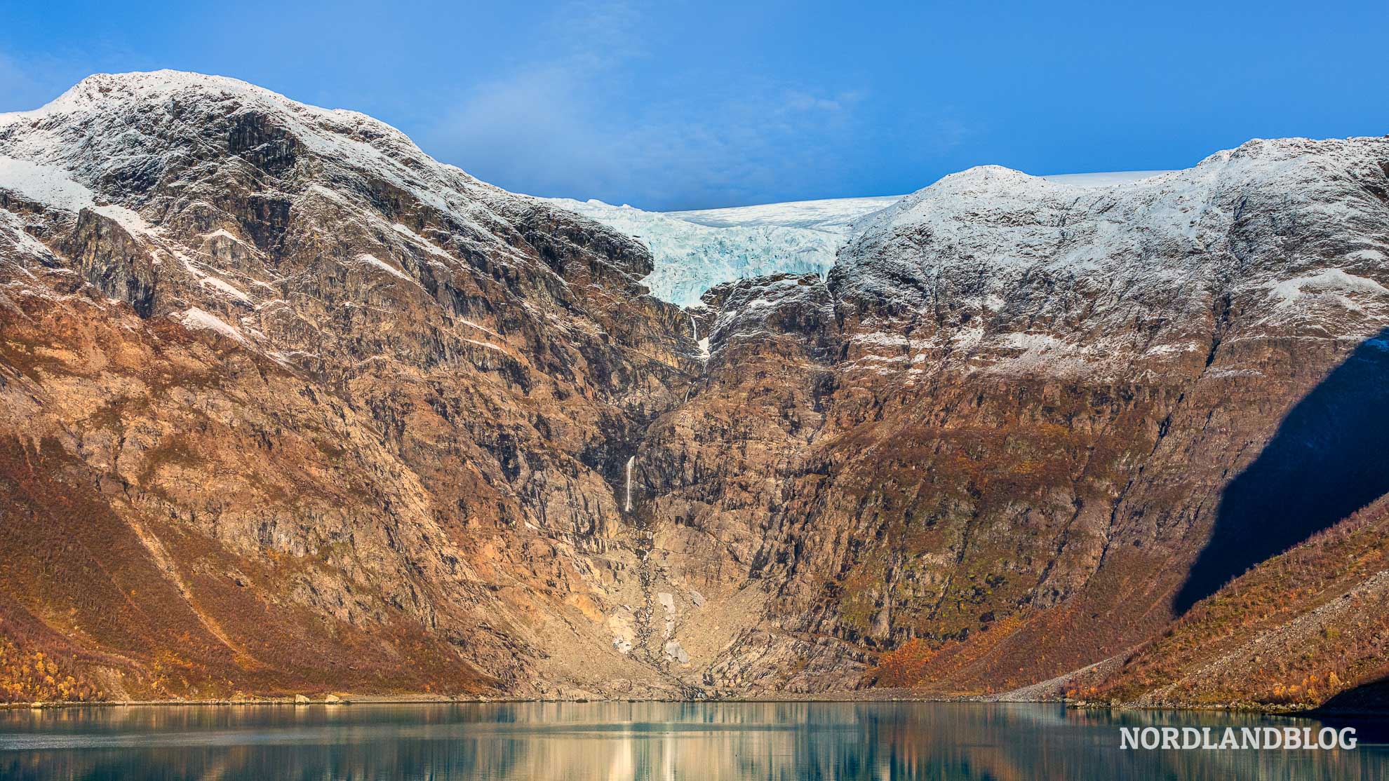 Gletscher in Norwegen Jokelfjord