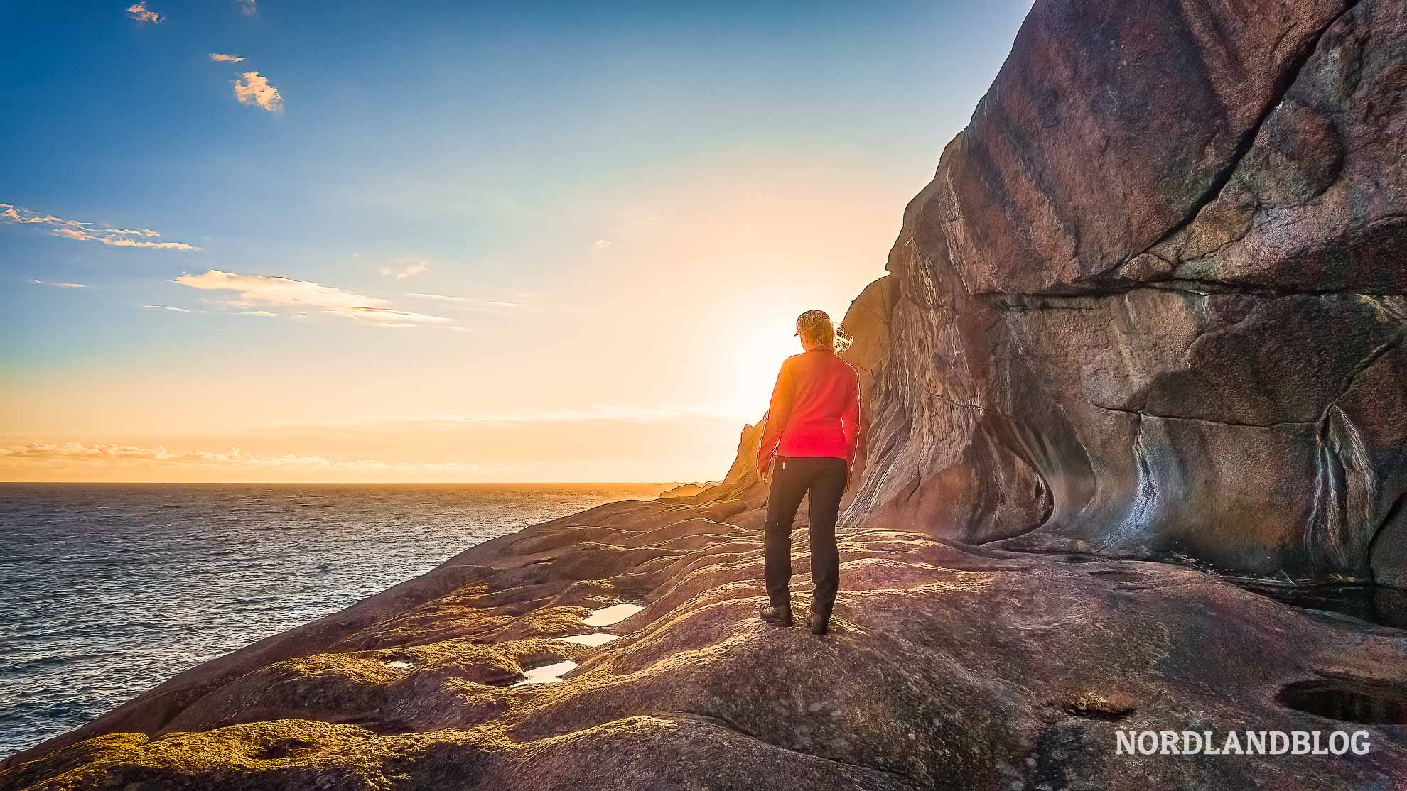 Sonnenuntergang Brufjell Ana-Sira Norwegen