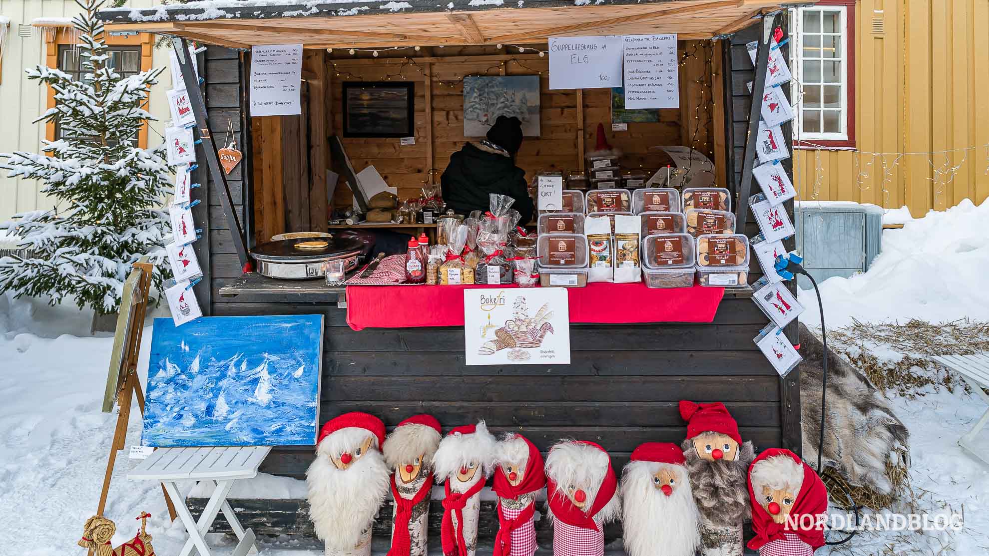Bakeri Weihnachtsmarkt Roros Norwegen