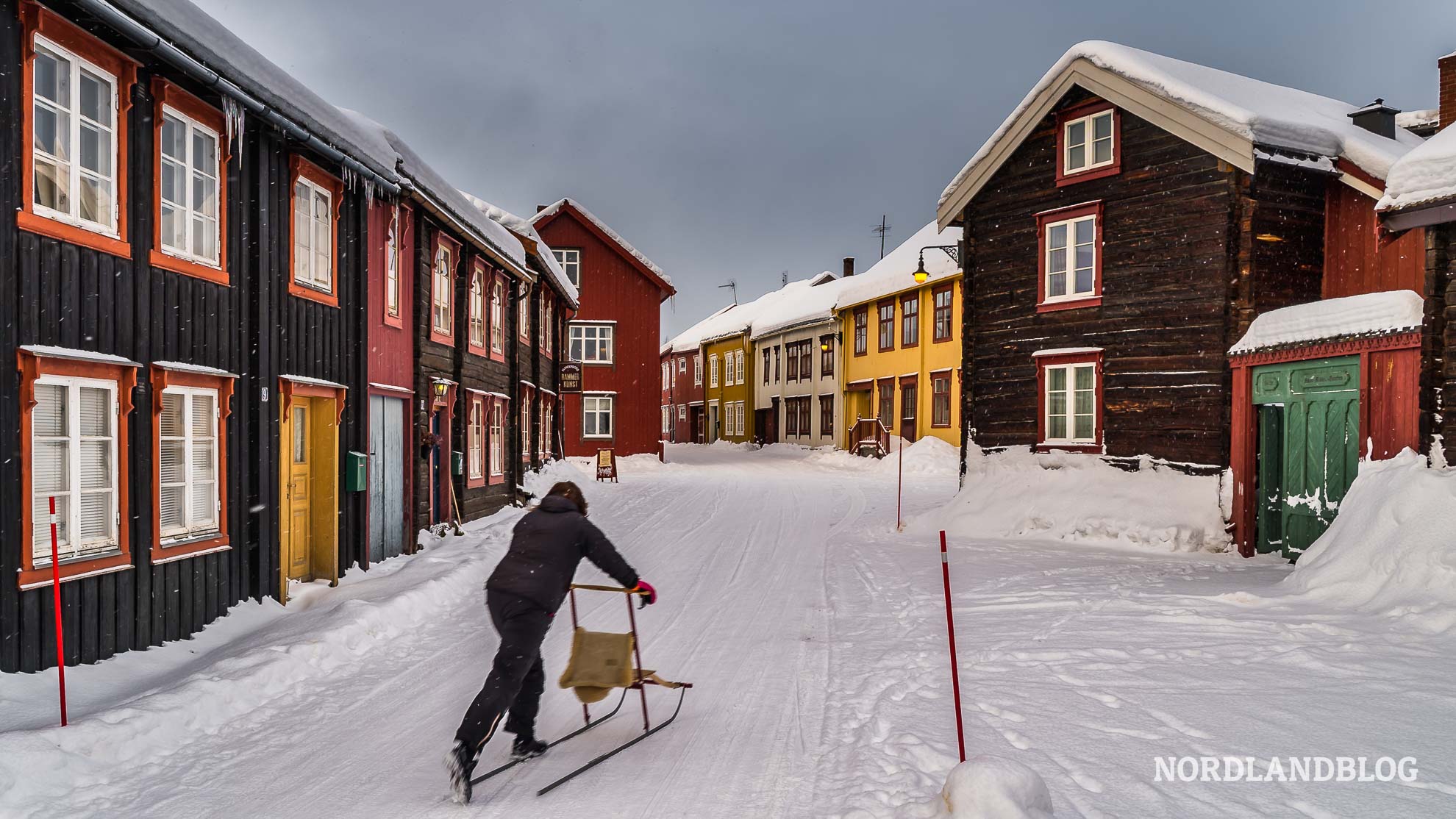 Spark Weihnachtsmarkt Roros Norwegen