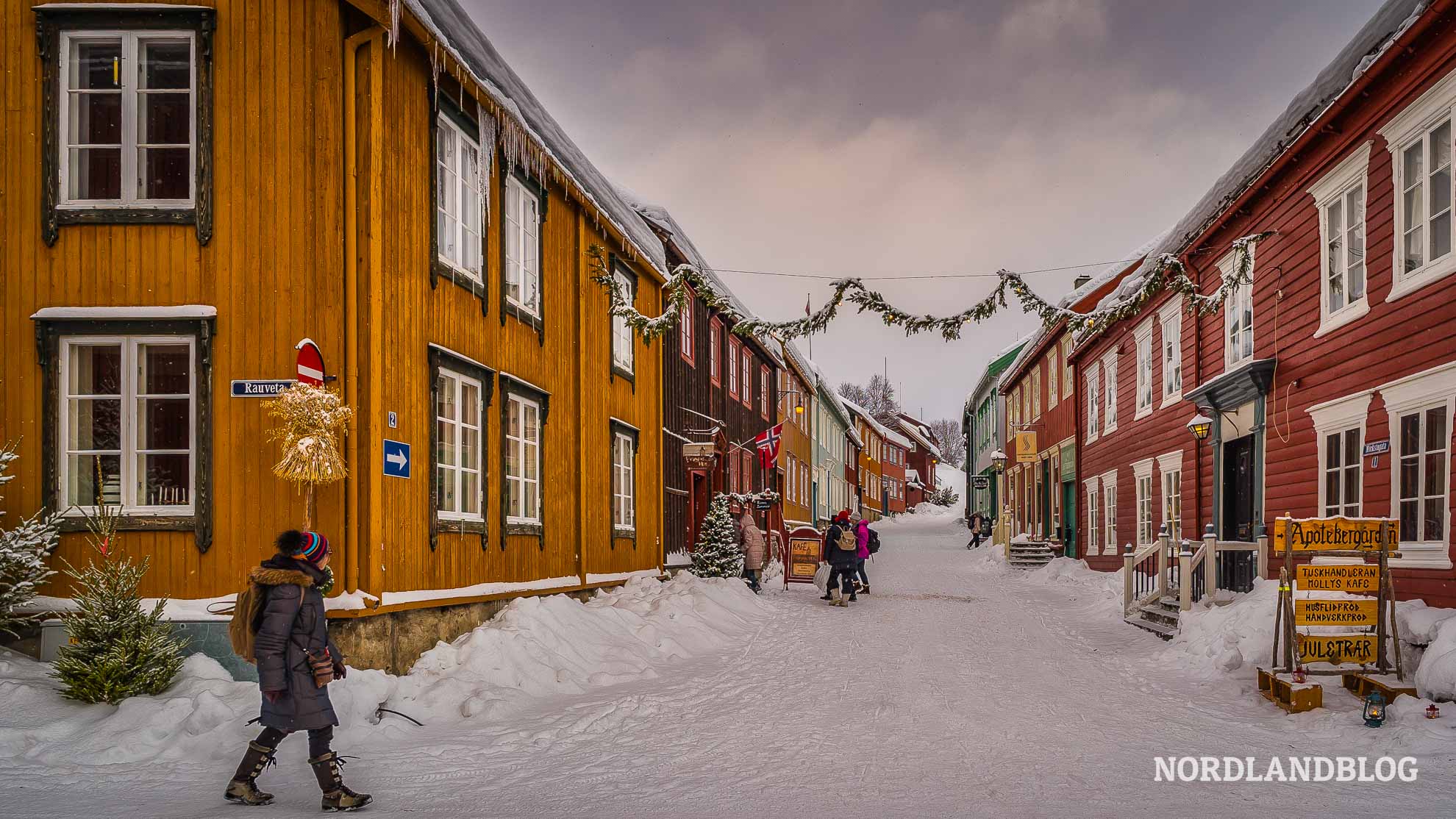 Winterwunderland Roros Norwegen