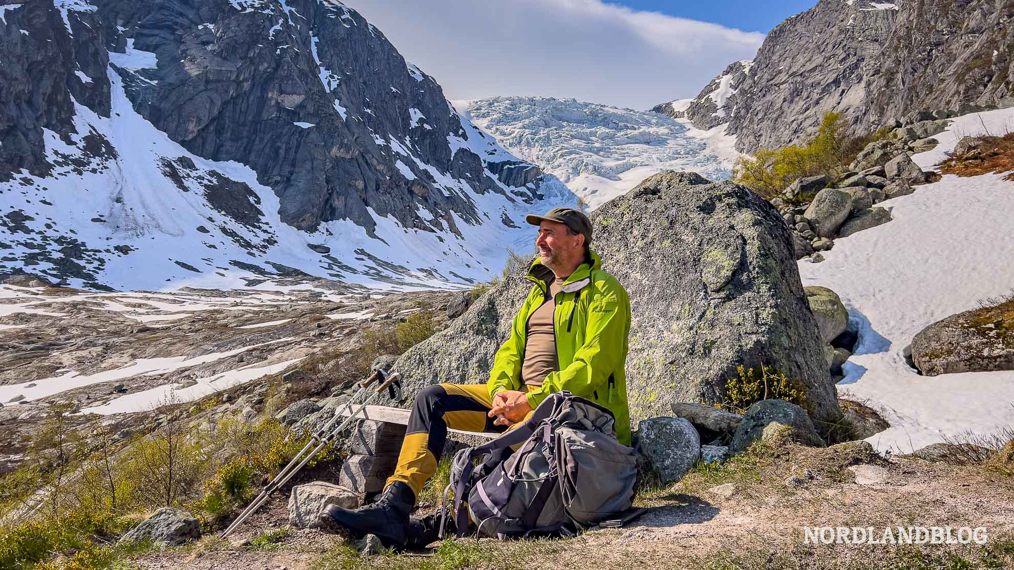 Sirko Gletscher Wanderung Sognefjord Norwegen