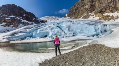 Titelbild Tuftebreen Gletscher Sognefjord Norwegen