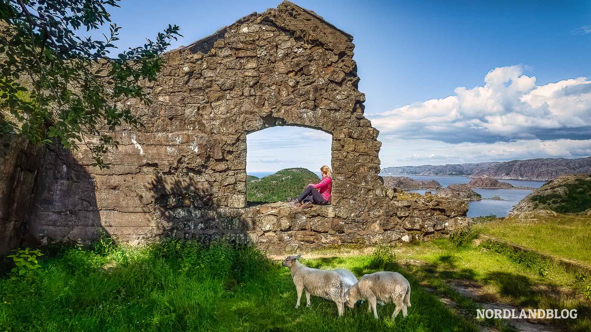 Aussicht Hidra Hagasen Kirkehamn Norwegen
