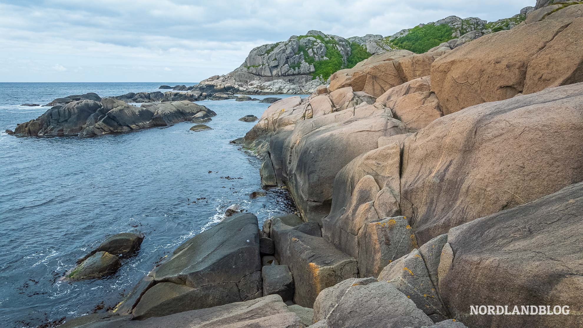 Felsen Küste Sokndal Wanderungen Südnorwegen