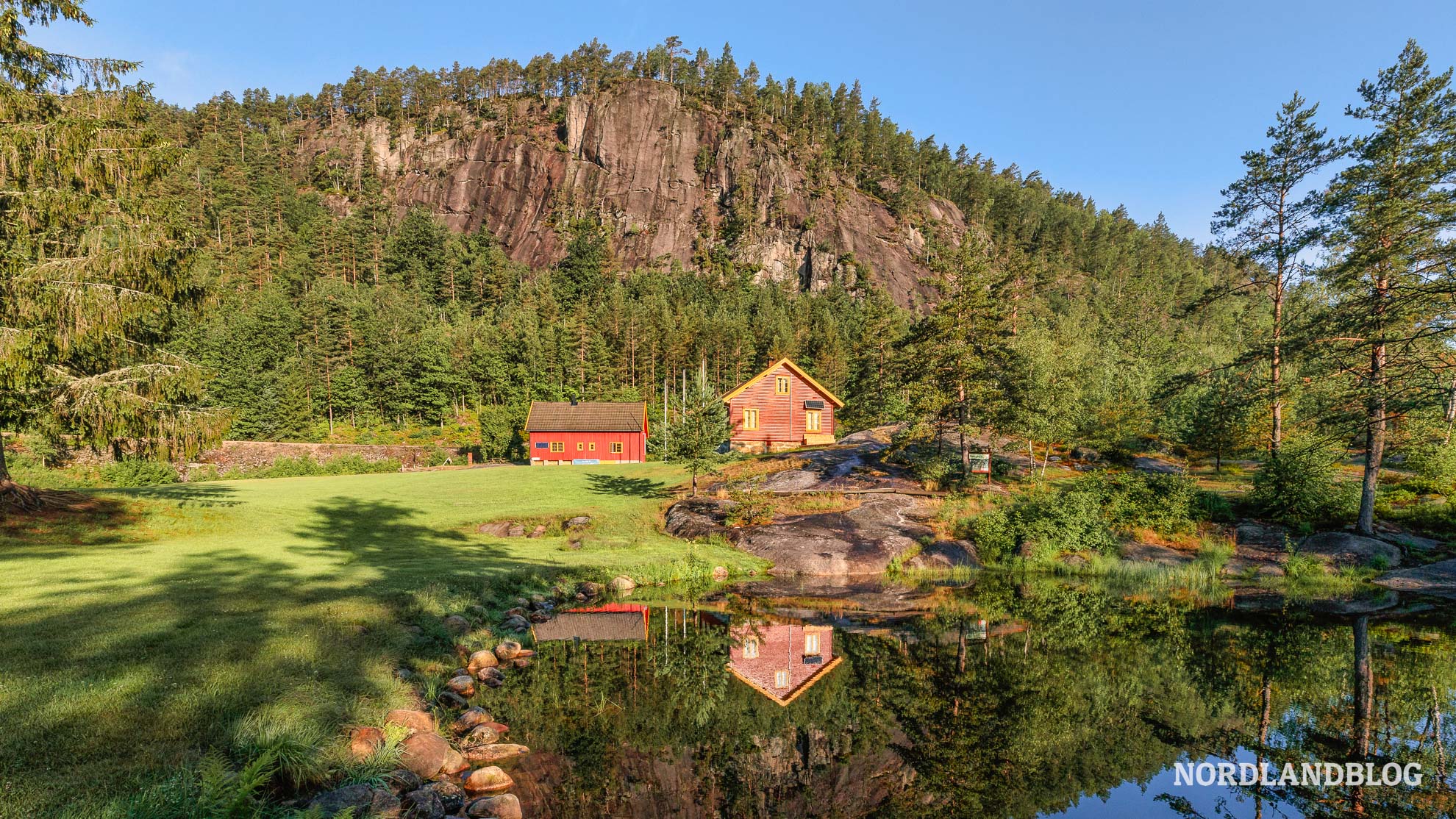 Hof Paulen Gard Wanderung Tommerrenna Norwegen Vennesla