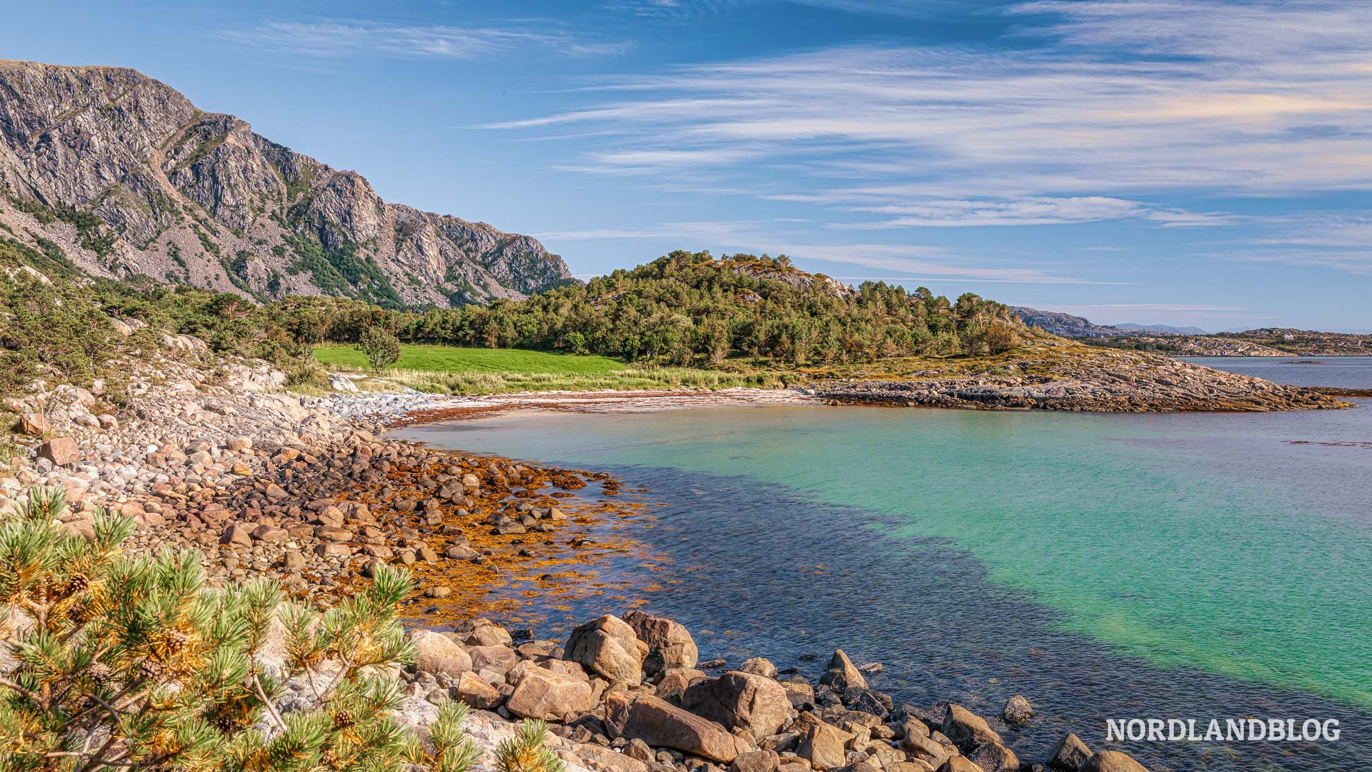 Insel Vega Eidem Strand Luvikstranda Drohne