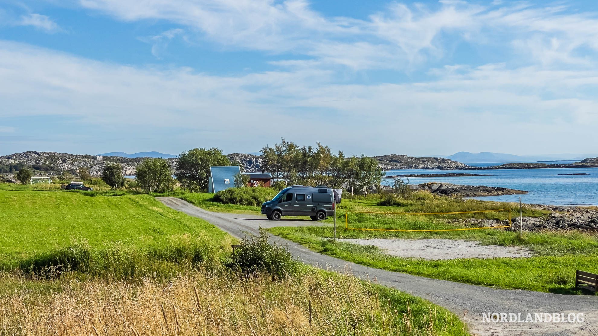 Insel Vega Eidem Strand Stelllplatz