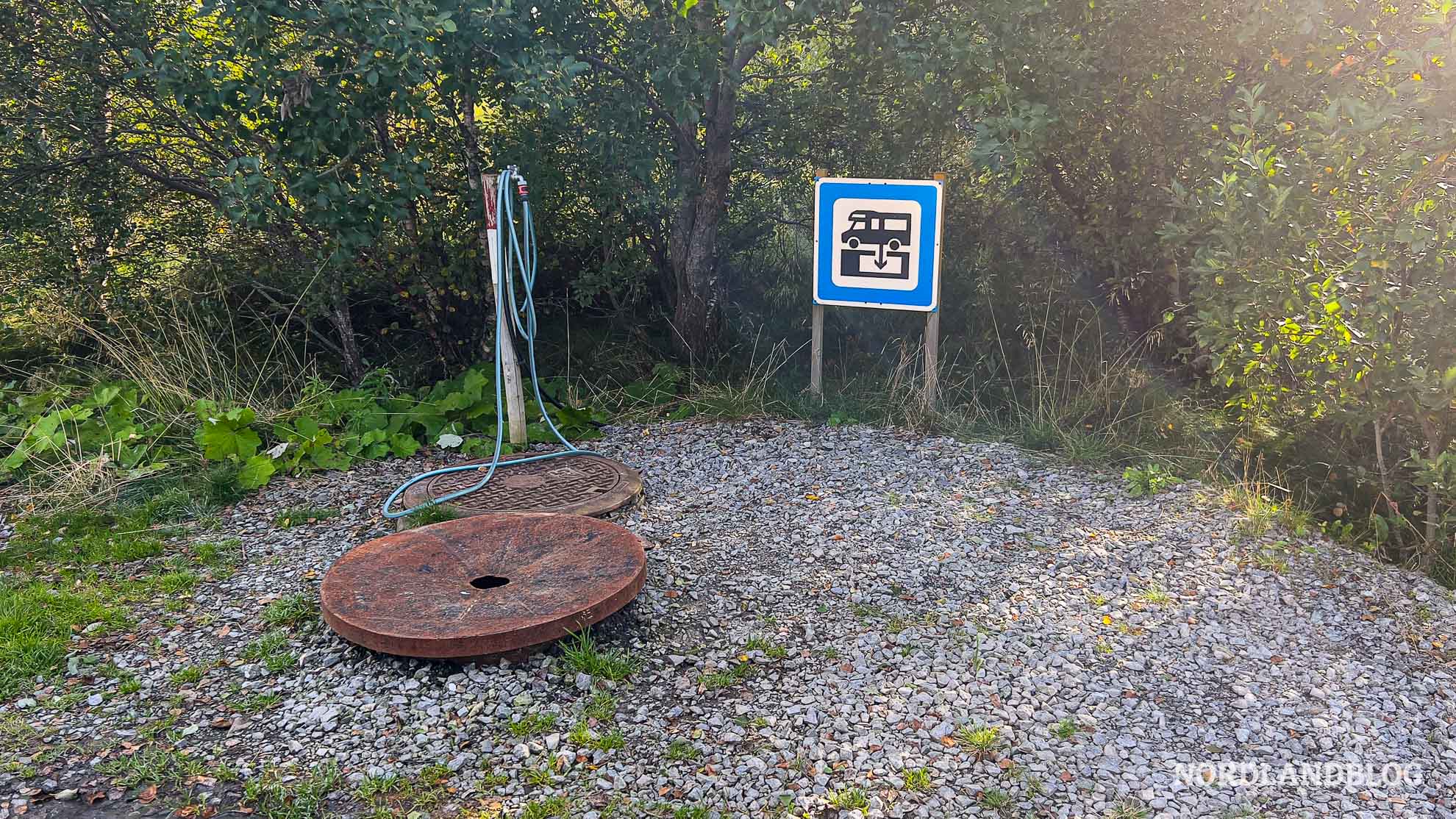 Insel Vega Entsorgungsstation