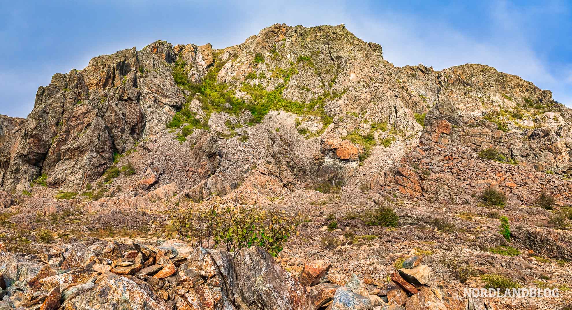 Leka Gebirge Wanderung Geologie