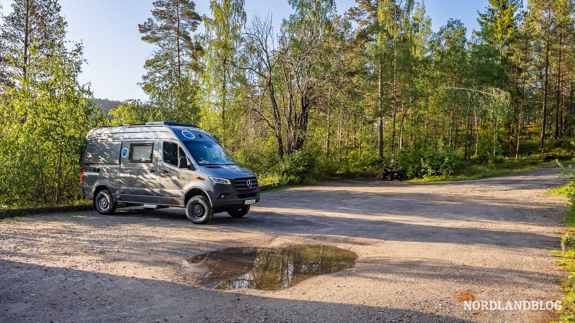 Parkplatz Wanderung Tommerrenna Norwegen Vennesla