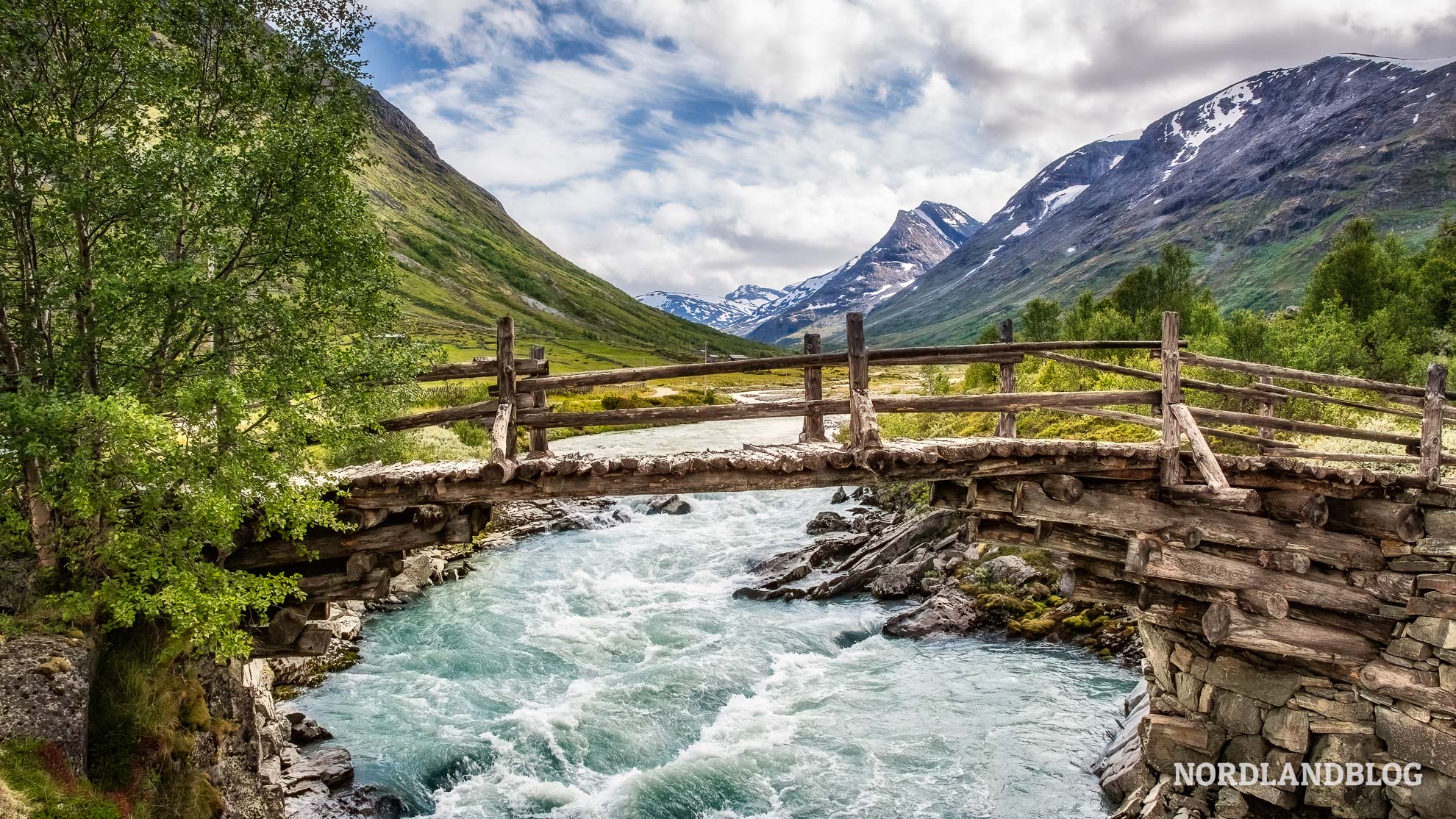 Jotunheimen Wanderung, auf dem Weg zur Leirvassbu
