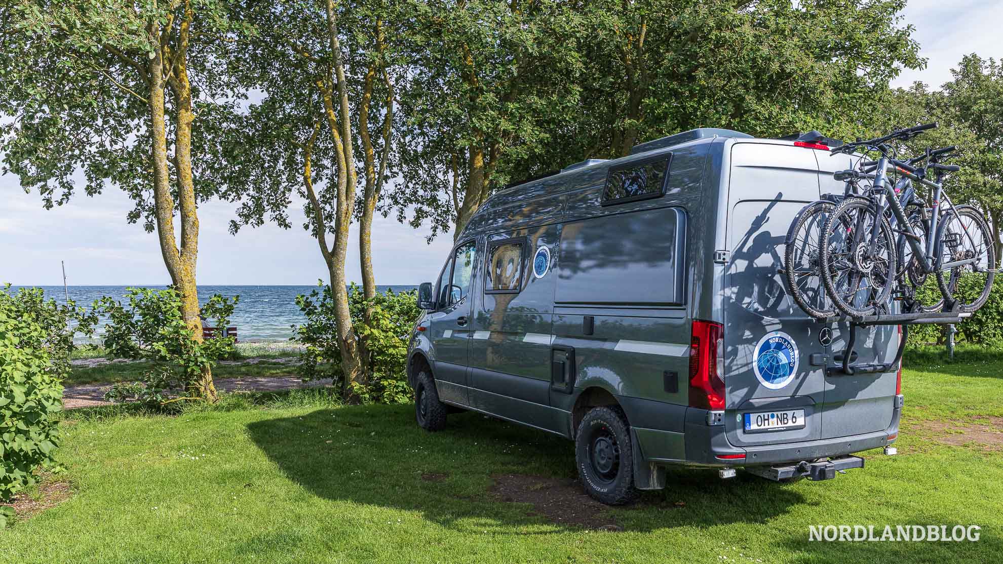 Camping Gammelbro Stellplatz Faehrhafen Insel Aaro Daenemark