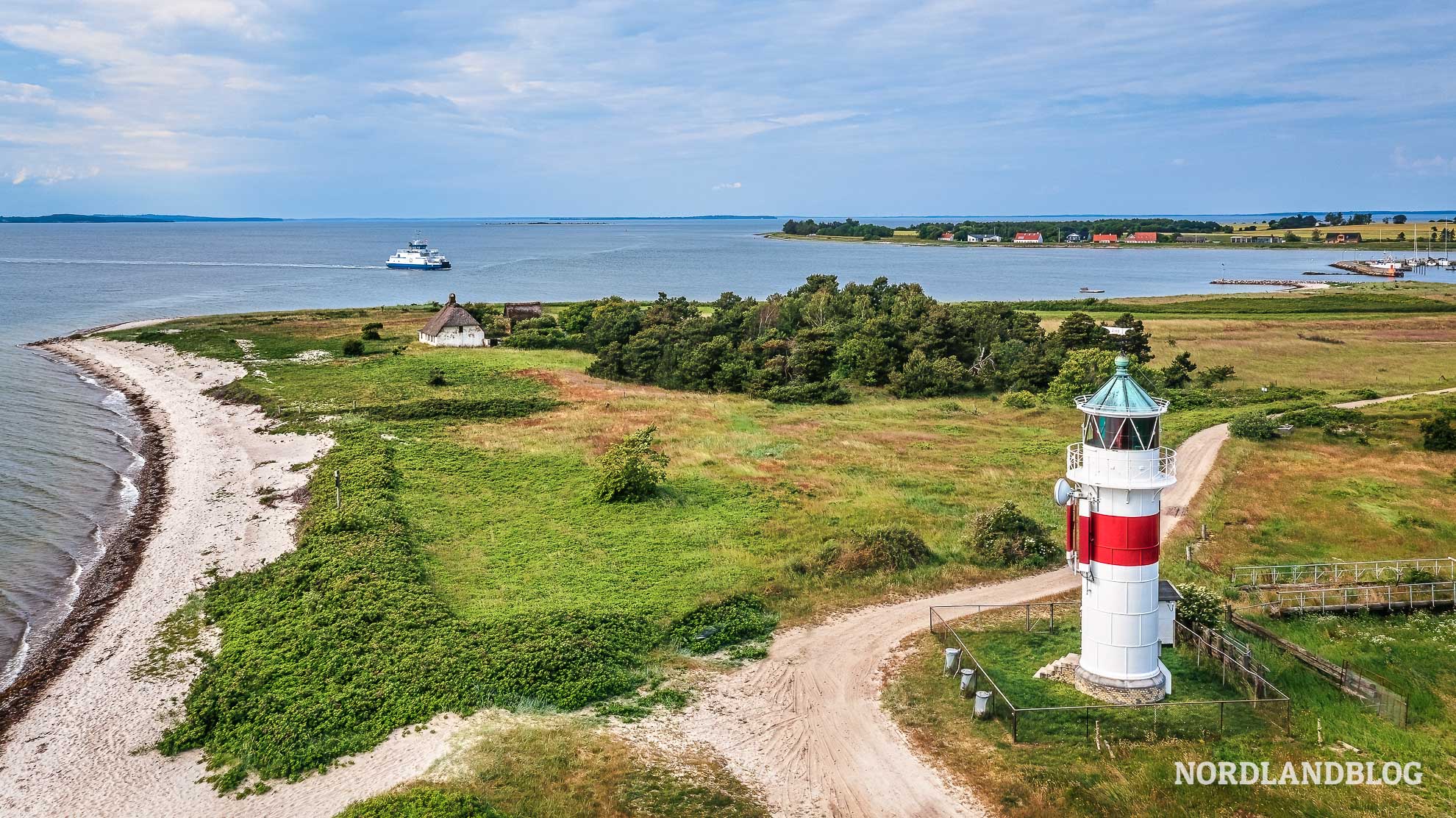 Leuchtturm Insel Aaro Daenemark