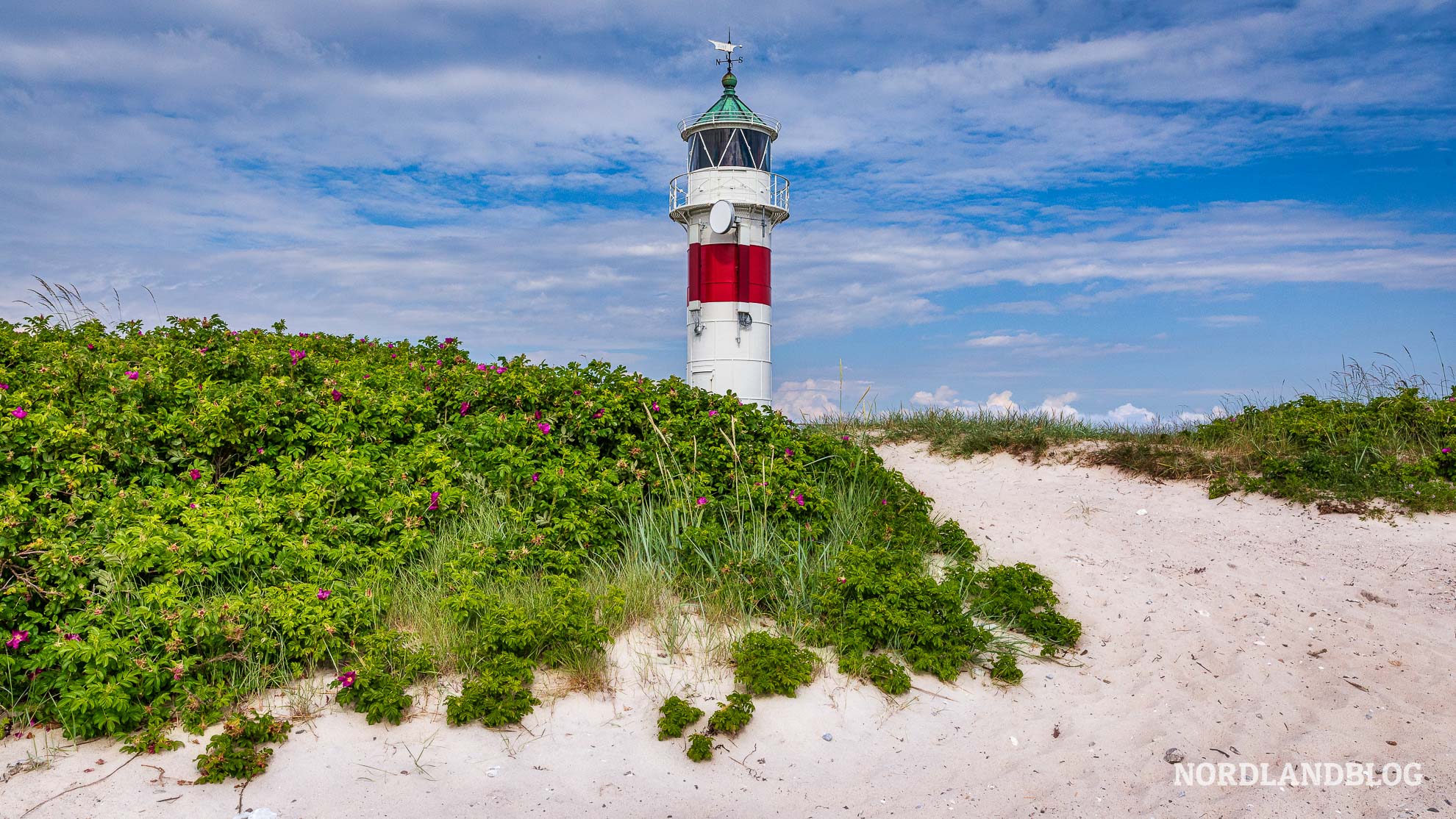Leuchtturm Strand Insel Aaro Daenemark