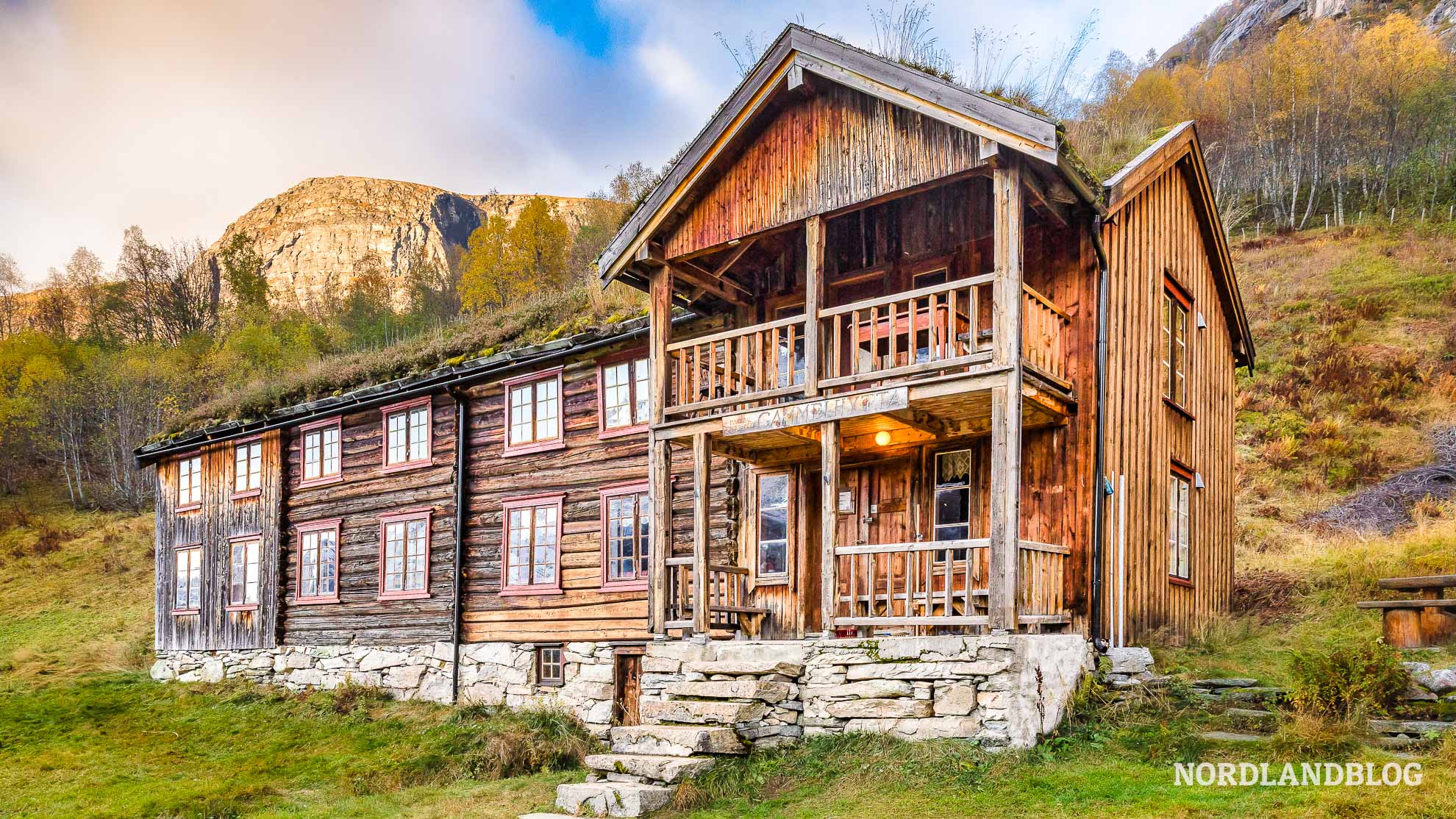 Innerdalshytta Herbststimmung Innerdalen Norwegen