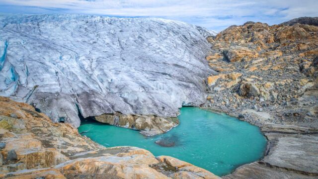 Titelbild Svelgabreen Bladalen Folgefonna Gletscher