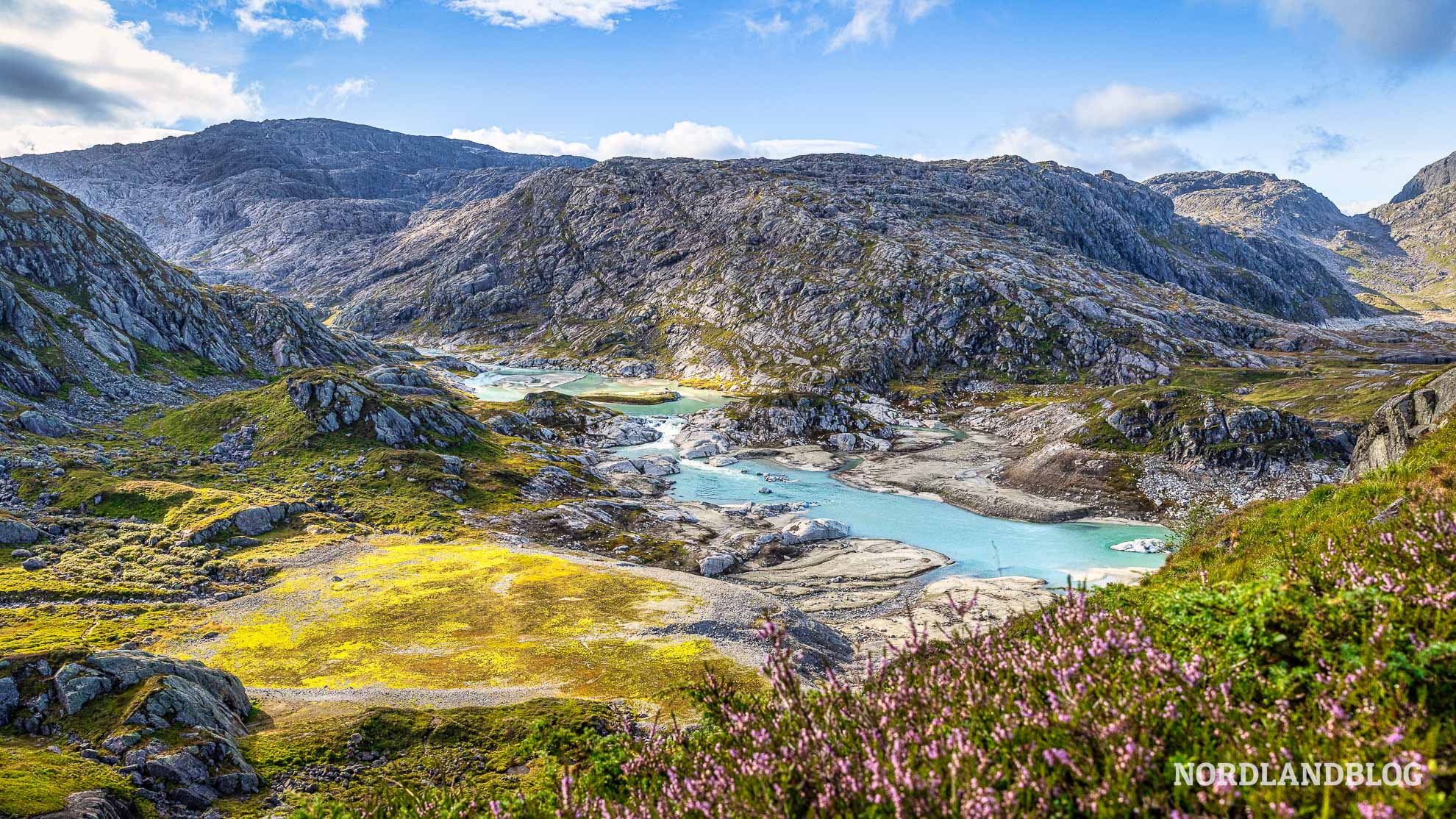 Weg Abstieg Svelgabreen Wanderung Gletscher