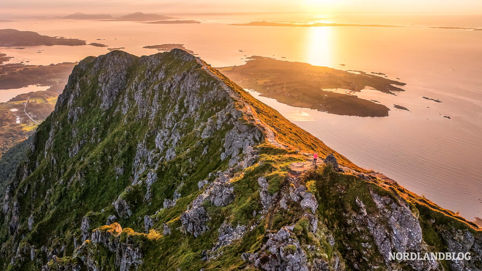 Der Grat,Wanderung Midsundtrappene Rorsethornet