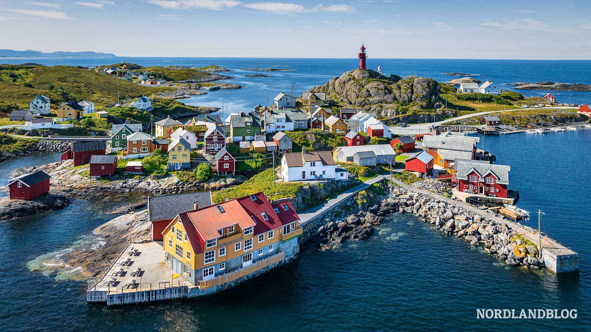 Panorama Insel Ona Alesund Norwegen
