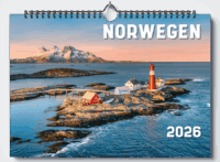 Titelblatt Premium Kalender Norwegen 2026