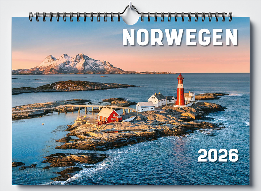 Titelblatt Kalender Norwegen 2026