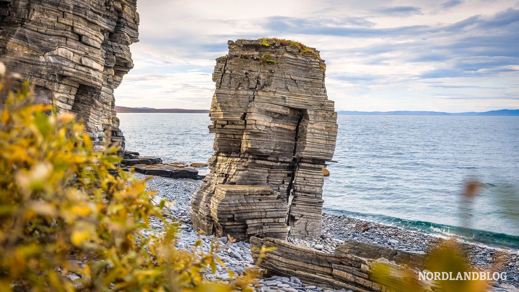Felsturm Simaskaret Finnmark Porsanger Norwegen