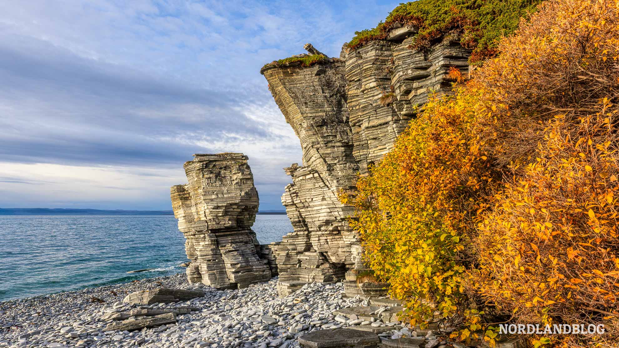 Simaskaret Porsangerfjord Finnmark Nordnorwegen Herbstzauber