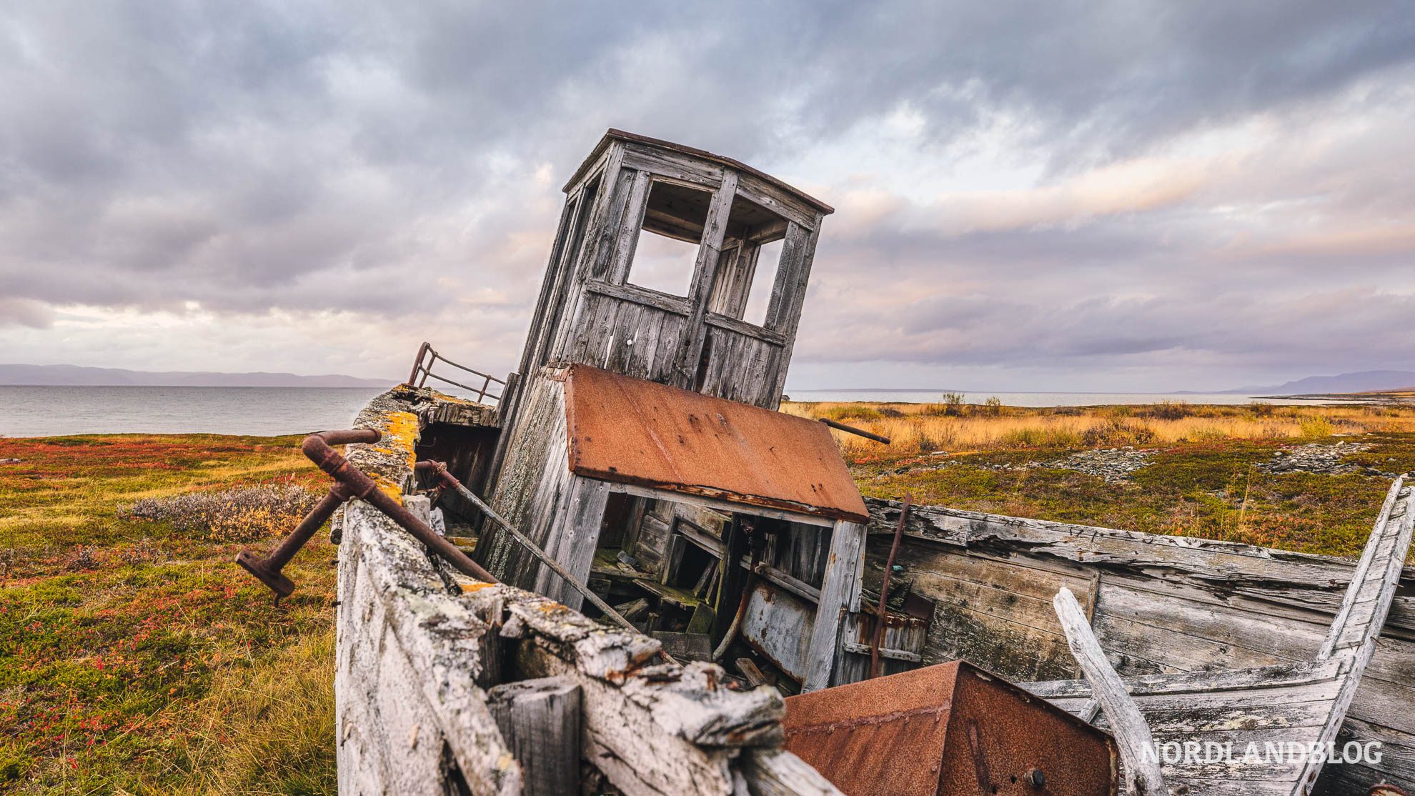 Wrack Kjaes Finnmark Porsanger Norwegen