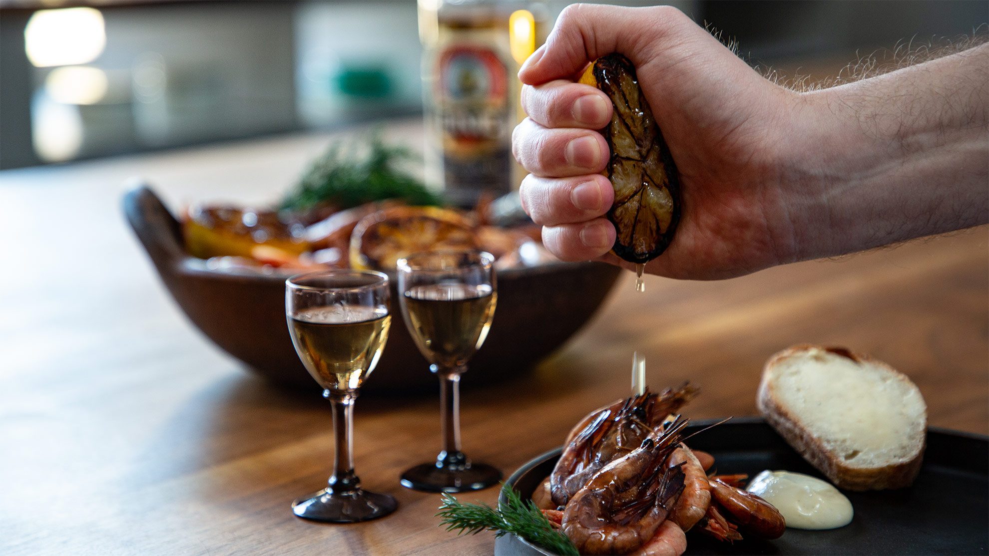 Aquavit-zu-Garnelen(c)-ANORA-LINIE-Aquavit