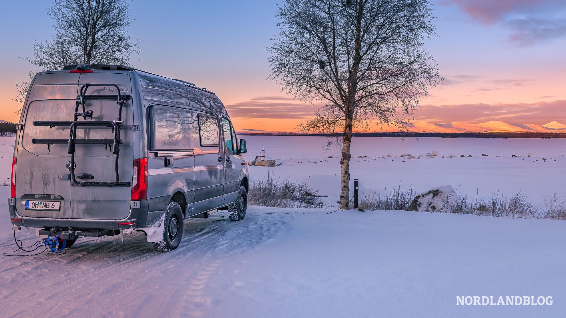Campingplatz Winter Femundsmarka Wintercamping Wohnmobil Skandinavien Norwegen