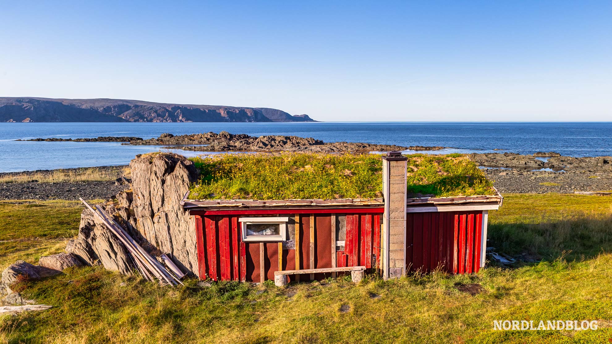 DNT Hütte Ytre Syltevika Hamningberg Finnmark Norwegen
