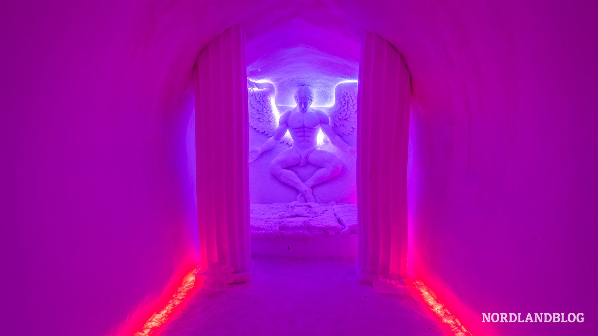 Flur Eishotel Alta Finnmark Nordnorwegen