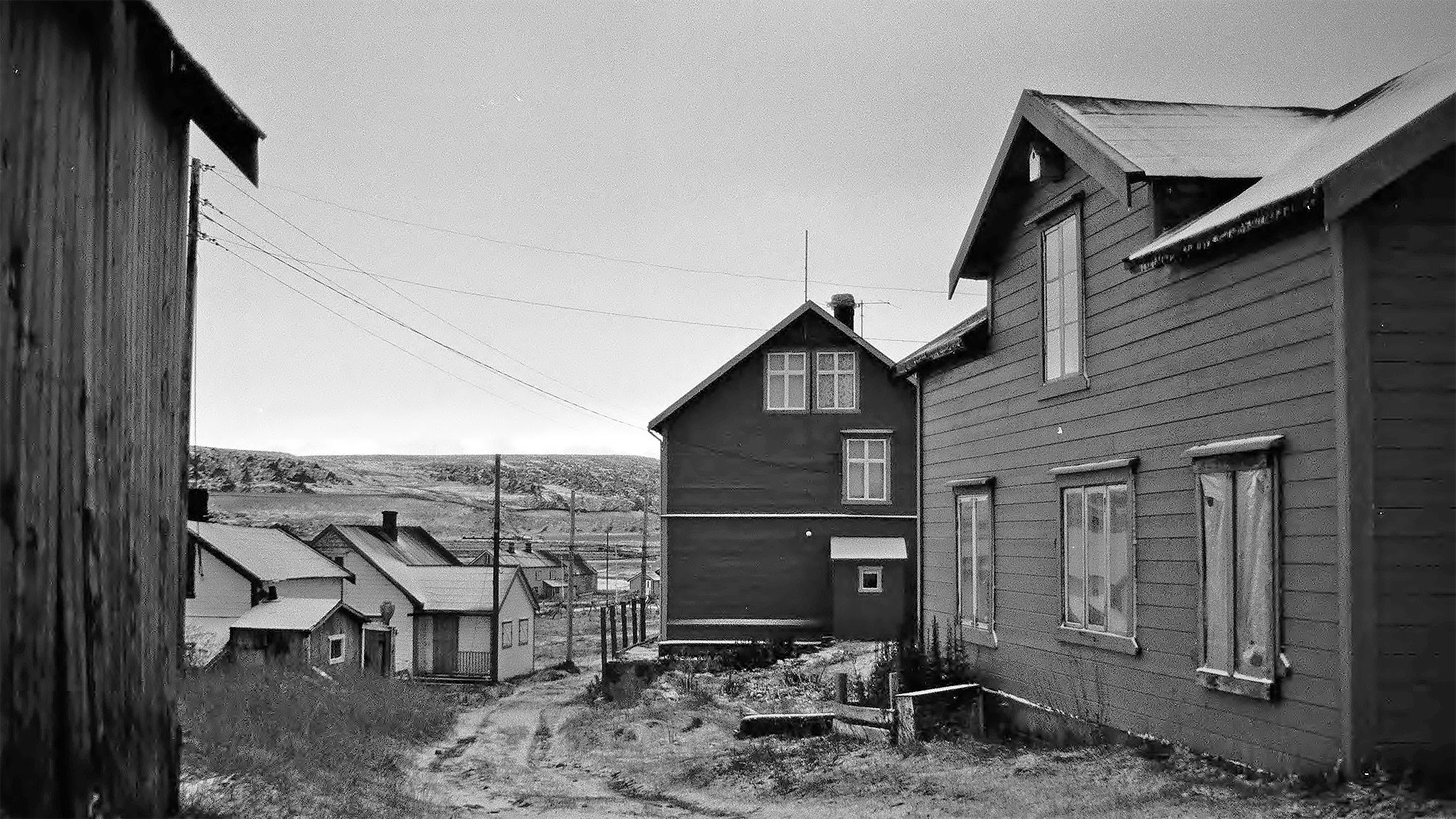 Hamningberg Historie Ansicht einige Jahre nach dem Krieg