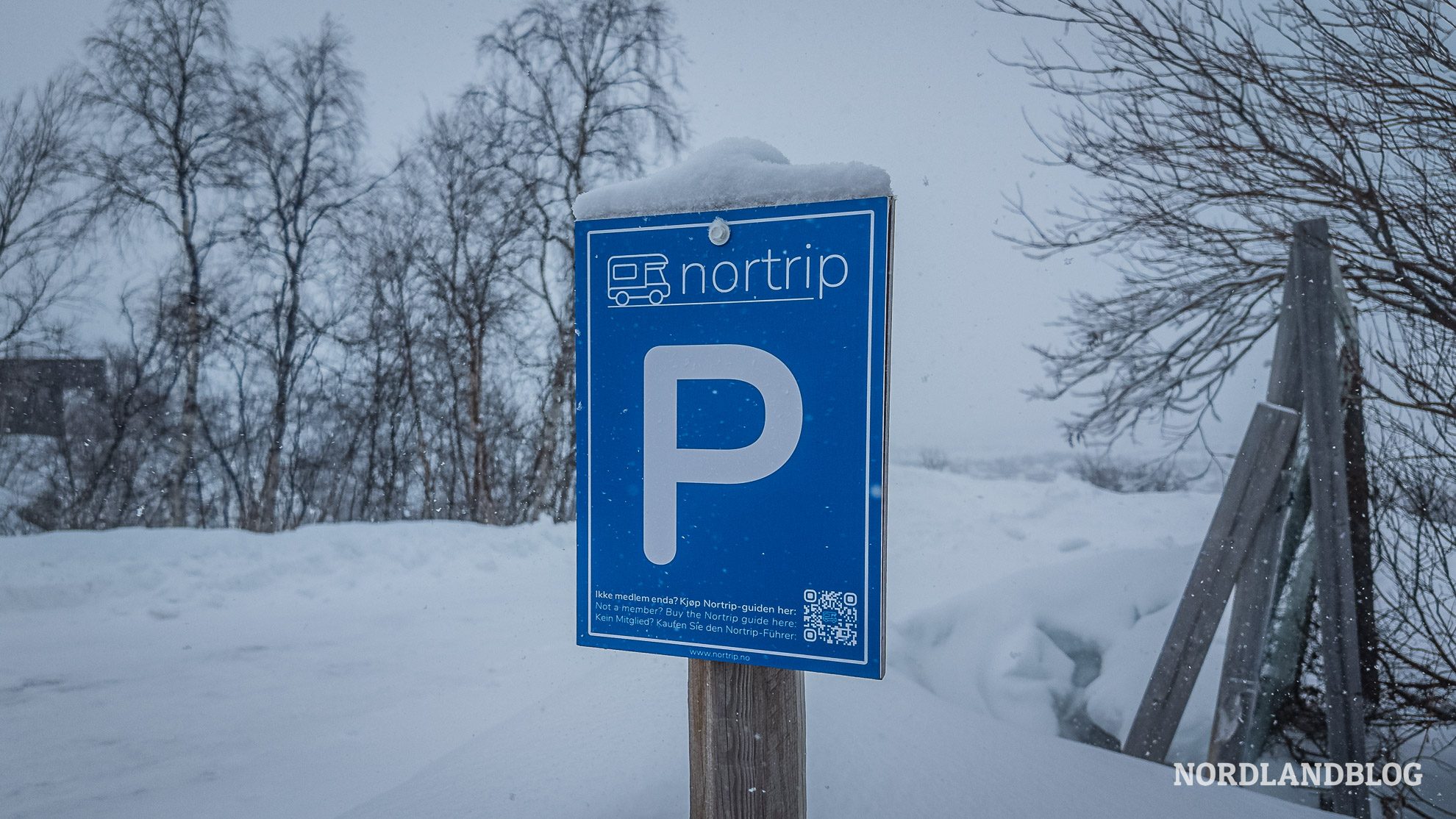 Nortrip Stellplatz im Winter