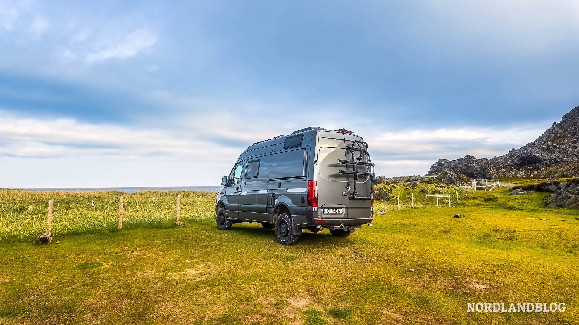 Parkplatz Sandfjordneset Varanger Hamningberg