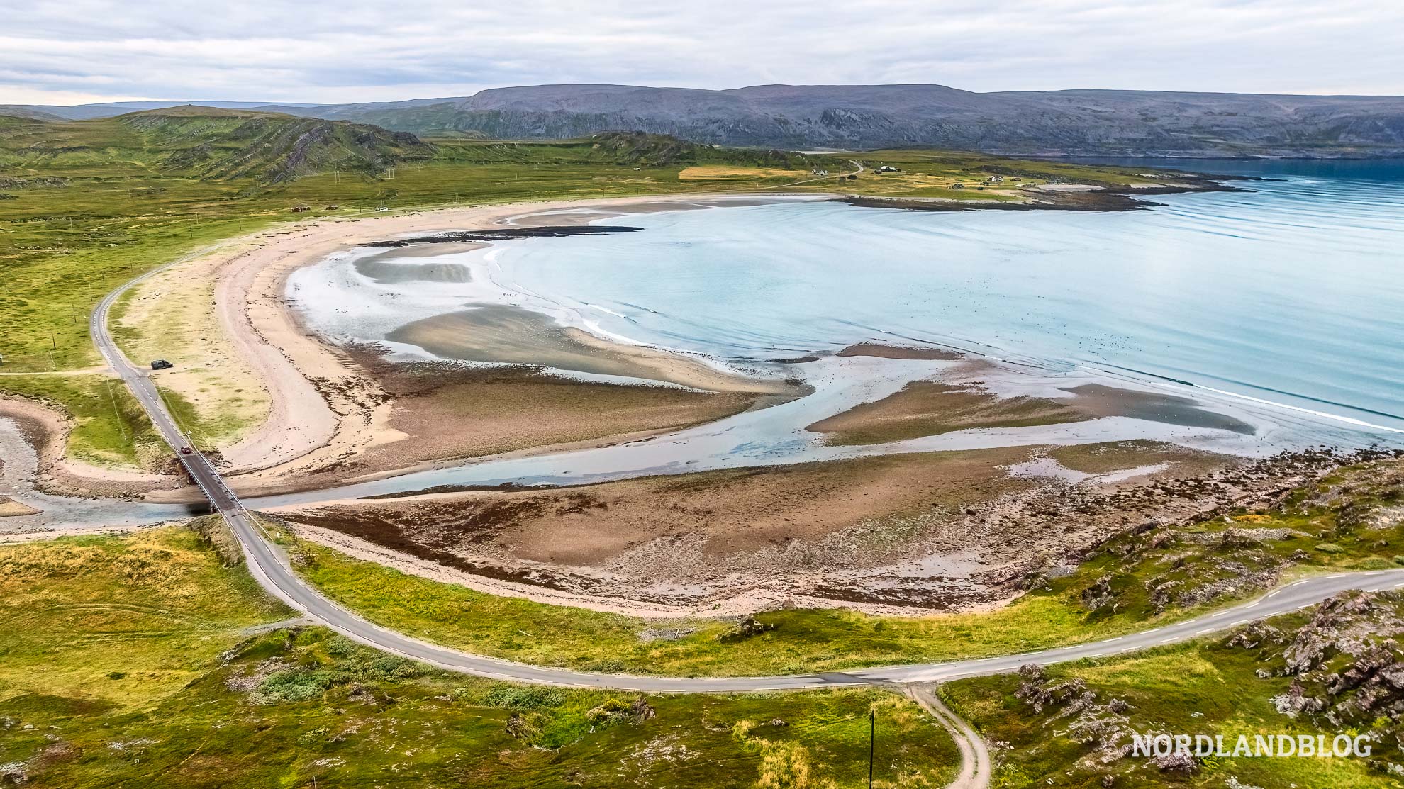 Persfjorden Landschaftsroute Varanger Hamningberg Finnmark Norwegen
