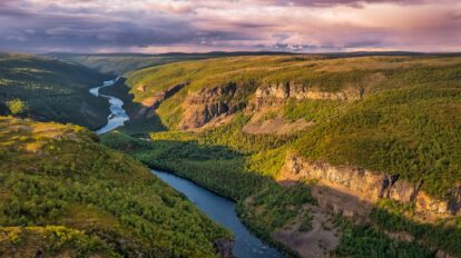 Titelbild Alta Canyon Finnmark Nordnorwegen
