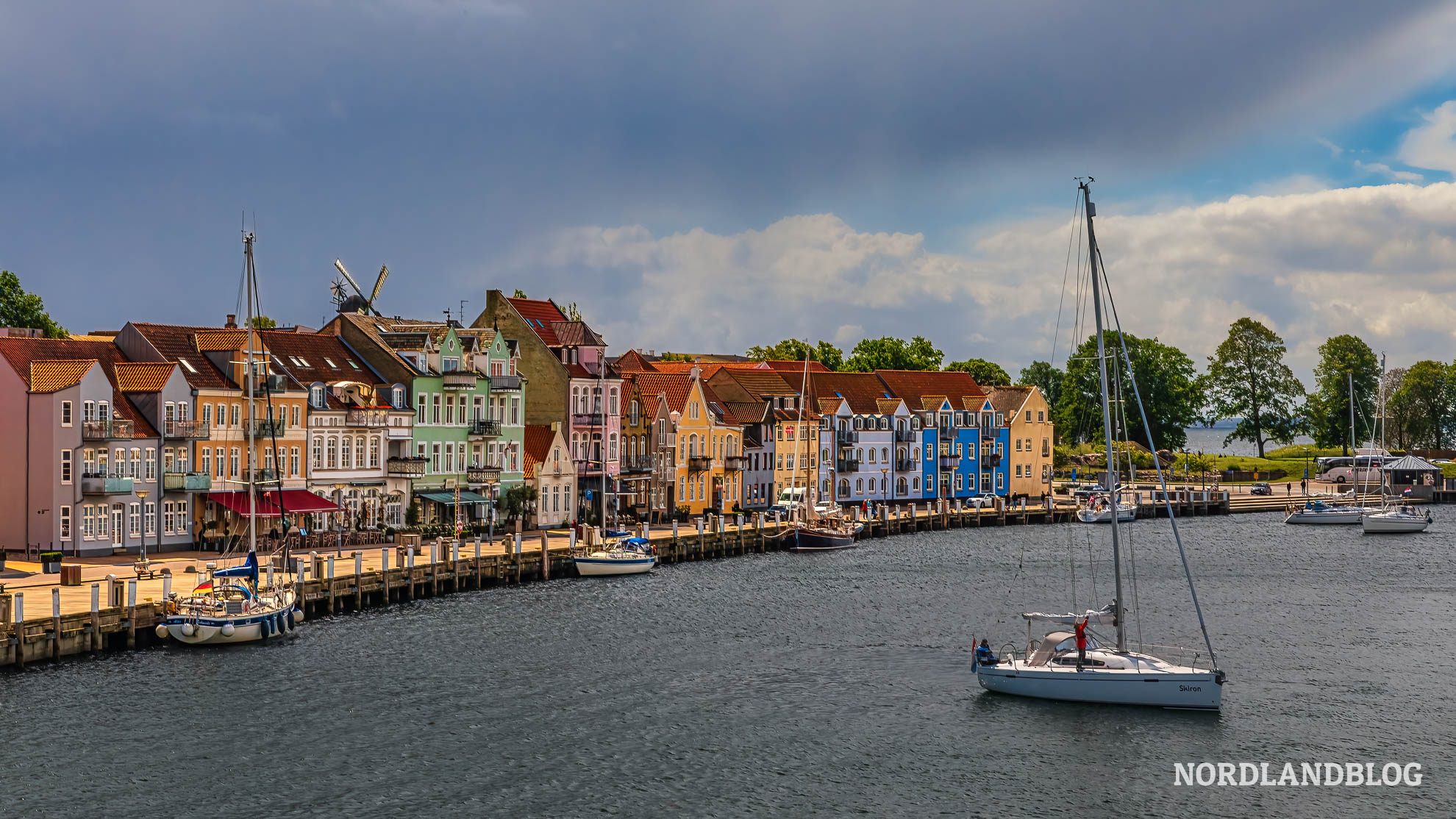 Im Hafen von Sonderborg, Wohnmobilreise in Sueddaenemark
