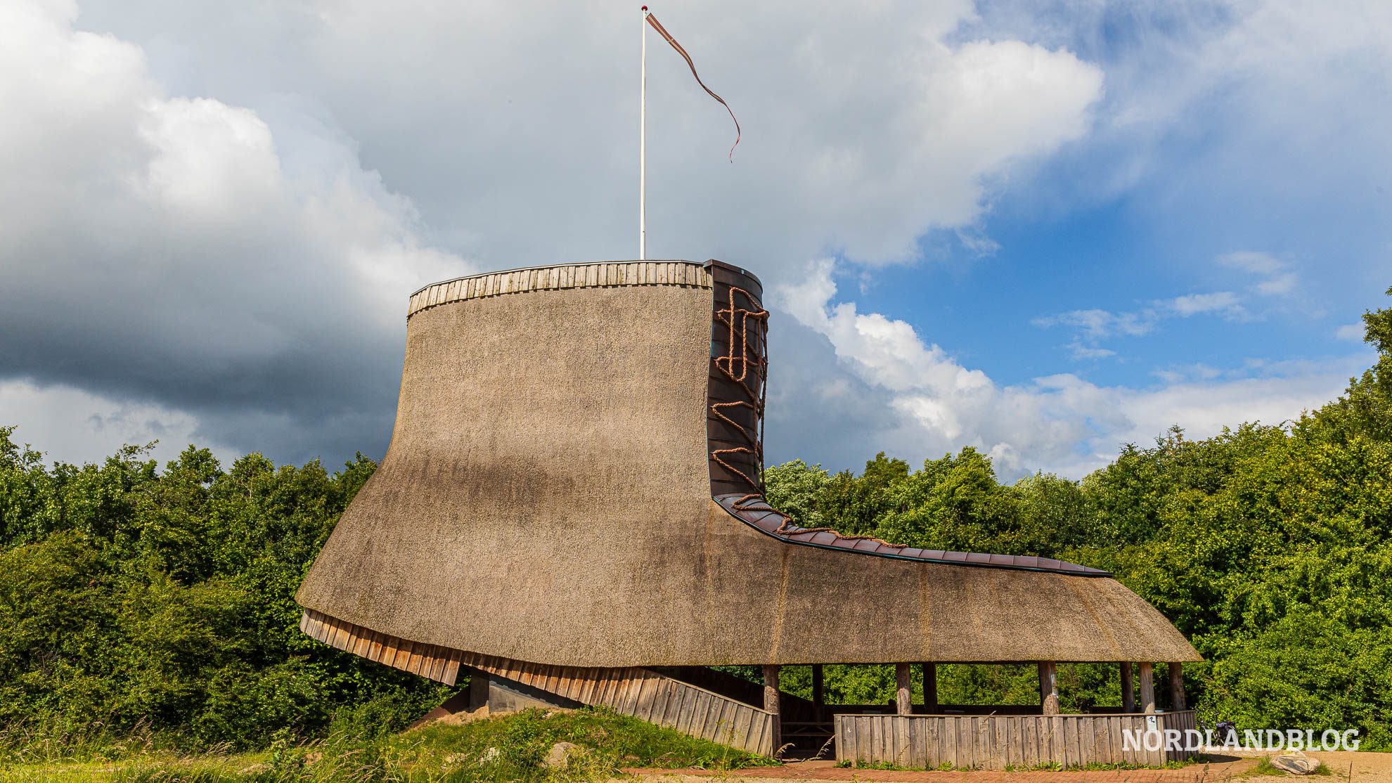 Picknick-Huette Der Stiefel, Wohnmobilreise Sueddaenemark
